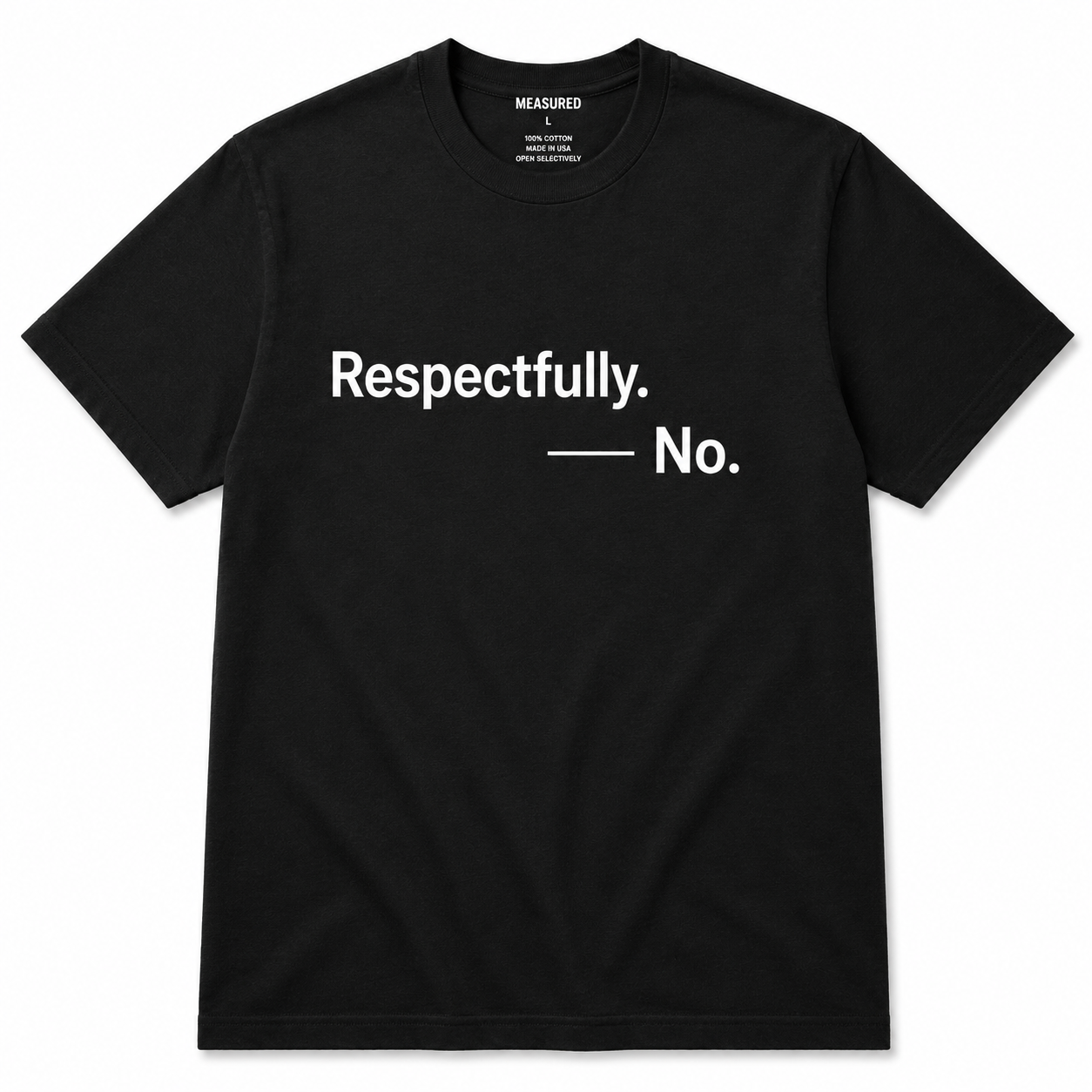Respectfully. No.